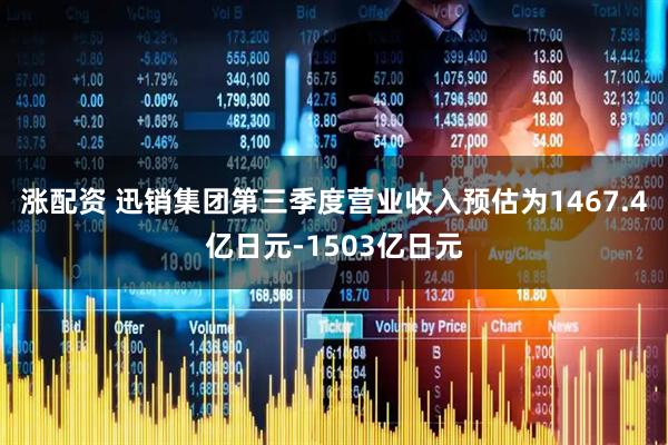 涨配资 迅销集团第三季度营业收入预估为1467.4亿日元-1503亿日元