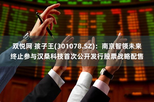 双悦网 孩子王(301078.SZ)：南京智领未来终止参与汉桑科技首次公开发行股票战略配售