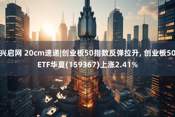 兴启网 20cm速递|创业板50指数反弹拉升, 创业板50ETF华夏(159367)上涨2.41%